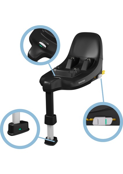 Familyfix S Isofix Bazası Black