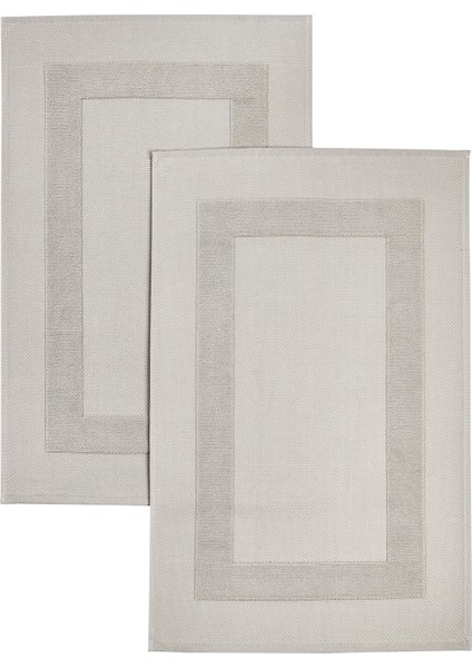 Bernini %100 Pamuk 50X80 2'li Ayak Havlusu - Bej