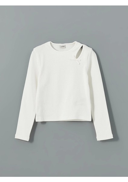 Lcw Kids Ekru Bisiklet Yaka Kız Çocuk Tişört ve Şort Etek fiyatları