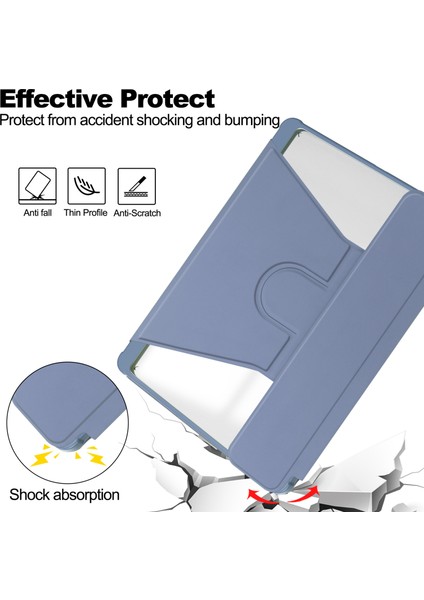 iPad Air 13 2024 Klavyeli Temizle Darbeye Dayanıklı Tablet Kılıfı (Yurt Dışından) fiyatları