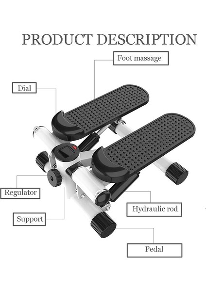 Mini Stepper Fitness Twister Step Aleti Direnç Lastikli Egzersiz Aleti CKS116 fiyatları