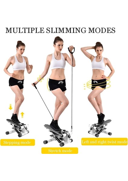 Mini Stepper Fitness Twister Step Aleti Direnç Lastikli Egzersiz Aleti CKS116 modelleri