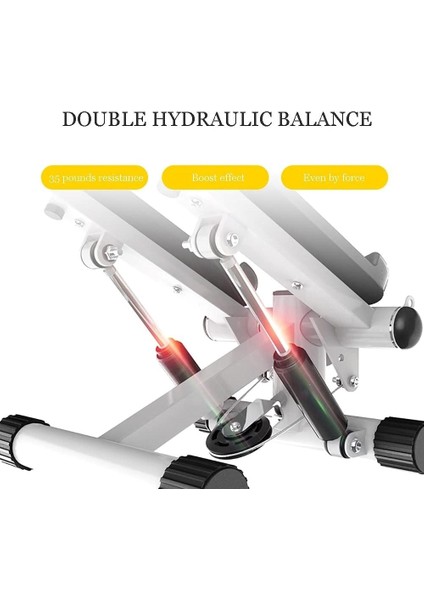 Mini Stepper Fitness Twister Step Aleti Direnç Lastikli Egzersiz Aleti CKS116 fırsatları