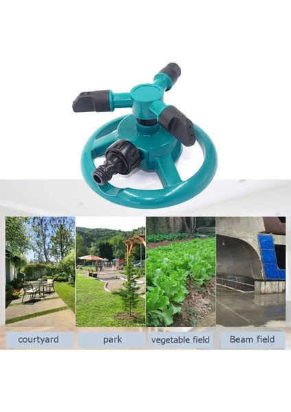 Bahçe Sulama Fıskıyesi Hortum Klipsli Yağmurlama Fiskiyesi 360 Derece Döner Başlık Ayarlanır Nozul modelleri