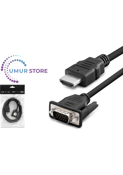 HDX7795 Hdmı To VGA Kablo 1.8mt