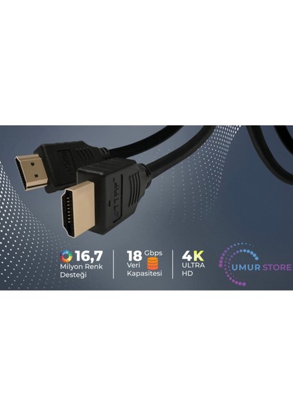 Hdmı 2.0 4k Ultra Hd 60 Hz Ses Ve Görüntü Aktarım Kablosu 30 Metre modelleri