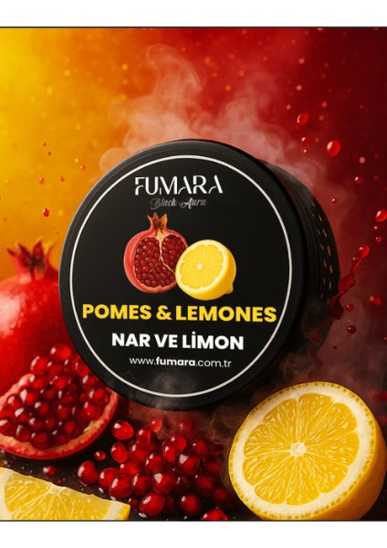 Pomes & Lemones - Nar ve Limon Aromalı 200GR Nargile Marmelatı