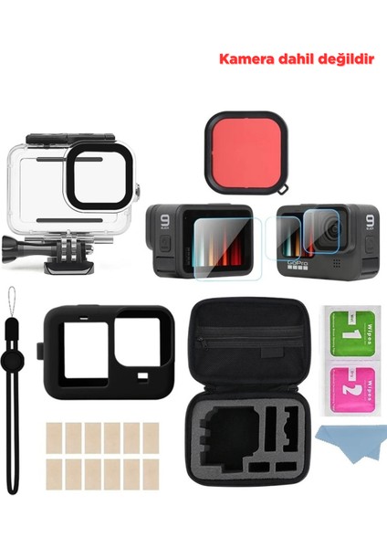 Hero 9-10-11-12 Black Başlangıç Aksesuar Seti -Taşıma Çantası İle Birlikte