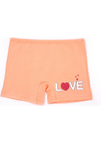 Kız Çocuk Boxer 3'lü Baskılı (%96 Pamuk - %4 Elastan)