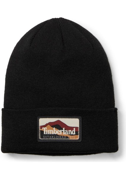 Mountain Patch Beanie Erkek Siyah Şapka TB0A663T0011
