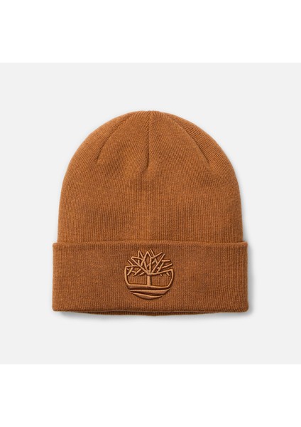 3D Embroidery Beanie Erkek Sarı Şapka TB0A65HP2311