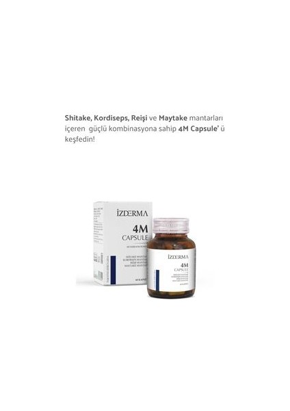 4m Kapsül (ahcc Shiitake Mantarı, Reishi Mantarı Içeren Takviye Edici Gıda )