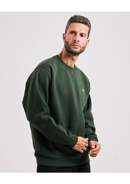 Left Chest Iı Loose Crew Erkek Haki Sweatshirt VN000P20EMU1 fiyatları