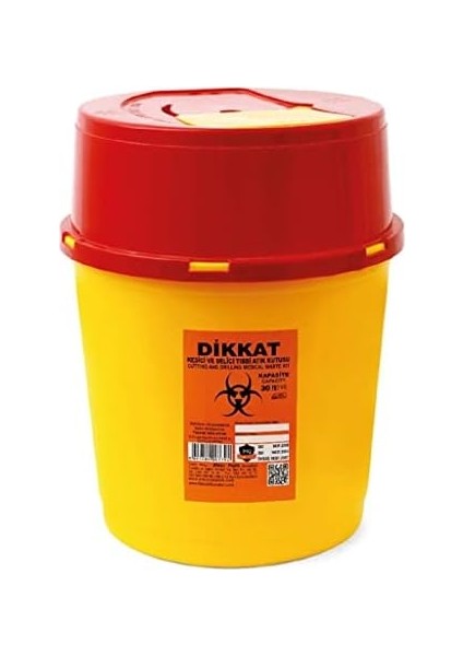 10 Adet Enfekte Atık Kutusu 30 Lt. + Tıbbi Atık Torbası 2 Adet fiyatları