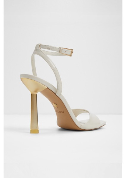 Illustrious Sandalet Orta Boy Topuklu Sandalet - Beyaz fiyatları