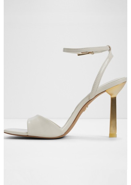 Illustrious Sandalet Orta Boy Topuklu Sandalet - Beyaz modelleri