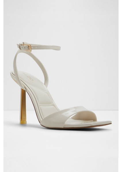 Illustrious Sandalet Orta Boy Topuklu Sandalet - Beyaz fırsatları