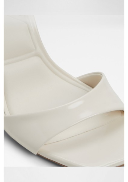 Illustrious Sandalet Orta Boy Topuklu Sandalet - Beyaz