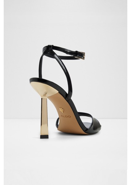 Illustrious Sandalet Orta Boy Topuklu Sandalet - Siyah fiyatları