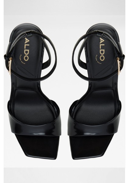 Illustrious Sandalet Orta Boy Topuklu Sandalet - Siyah