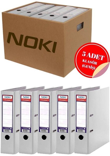 Beyaz Geniş Klasör Seti (5 Adet) modelleri