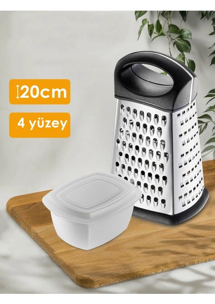 Hazneli Inox El Rendesi - Saklama Kaplı 4 Taraflı Profesyonel 304 Paslanmaz Çelik 722026 indirimleri