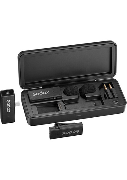 MoveLink Mini Kablosuz Mikrofon Kit2 (Type-C Uyumlu/Siyah)