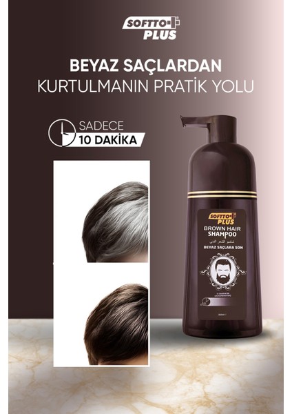Brown Hair Anında Etki Gösteren Beyazları Kapatıcı Doğal Görünüm Veren Şampuan 350 ml fırsatları