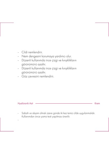 Hyalüronik Asit Nemlendirici Yüz ve Vücut Cilt Bakım Kremi 200 ml modelleri