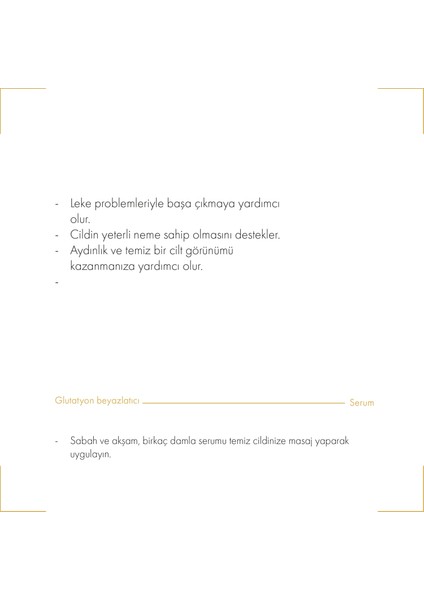 Glutatyon & Serum 30 ml modelleri