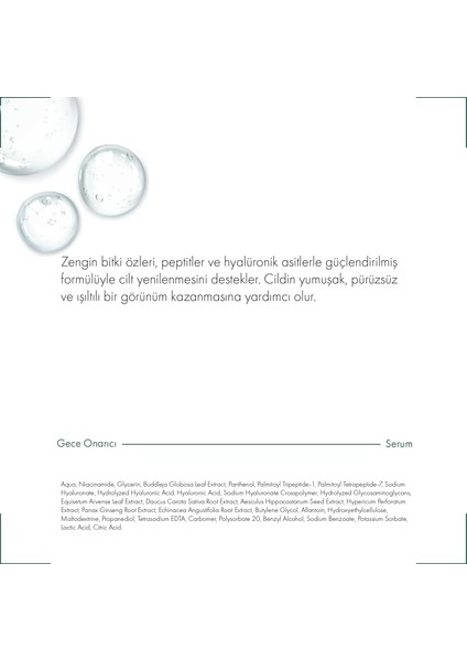 Gece Onarıcı Cilt Bakım Serumu 30 ml fırsatları