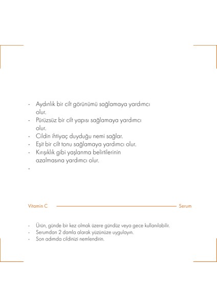 C Vitamini Ve Peptid Bakım Serumu 30ml modelleri