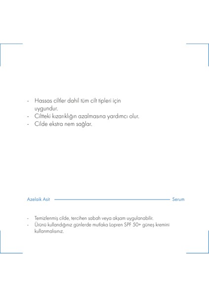 %10 Azelaik Asit Leke Karşıtı Cilt Bakım Serumu 30 ml modelleri