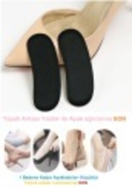 1çift Siyah Ortopedik Topuk Ekleme Yüksek Topuklu Ayakkabı Topuk Vurma Önleyici Koruyucu Yastığı Ped indirimleri