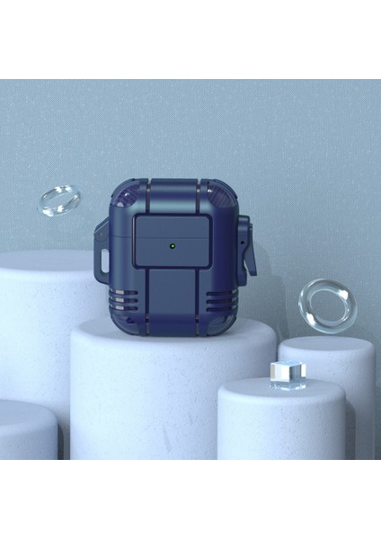 Robot Şekli Tpu Anti-Damla Kulakiçi Kılıf Koruyucu Çizilmeye Dayanıklı Taşınabilir Kulaklık Şarj Kılıfı Airpods Için Kayış ile 1/2-Mavi (Yurt Dışından) fiyatları