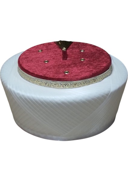 Sarık, Fes, İmam Sarığı, Takke, Cübbe, İmam Cübbesi, Cami Marketi, Cami Malzemeleri , Beyaz Saten Sarıks210