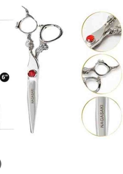 2’li Saç Kesim Makas Seti Efile Düz Kesim modelleri