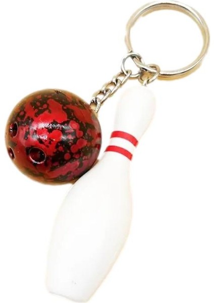 Bowling Kırmızı Anahtarlık