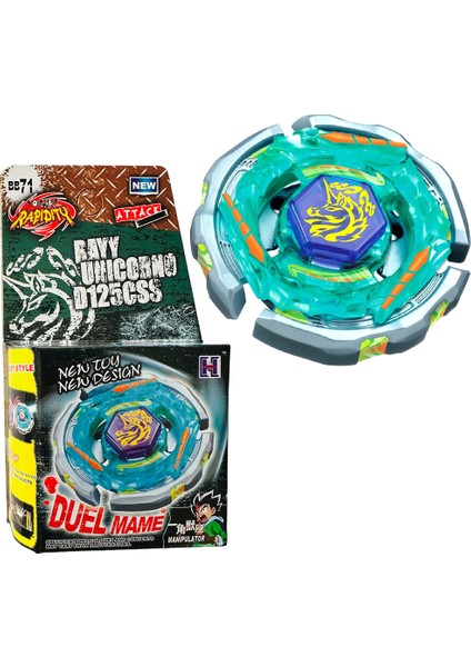 BB71 Beyblade Metal Fusıon Ray Unicorno Wl-Fırlatıcısız