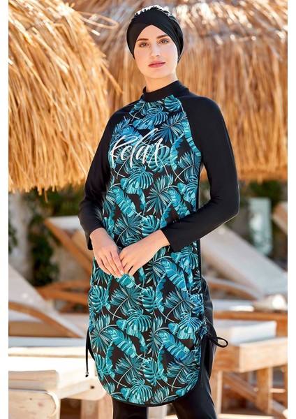 Likralı Tesettür Mayo 4307 Siyah