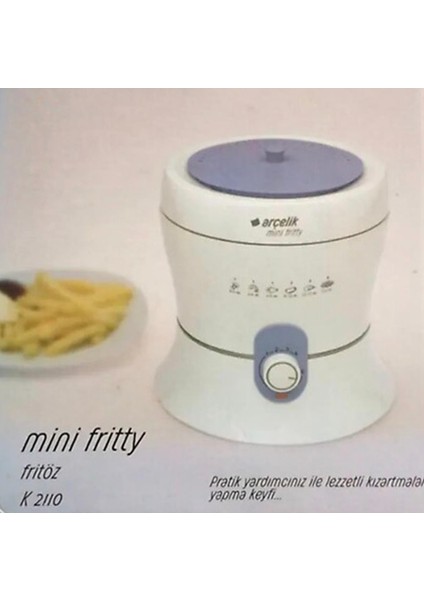 K-2110 Mini Fritty 900 W 0.5 Lt Isı Ayarlı Fritöz fiyatları