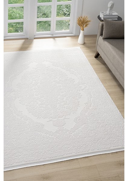 Lima Krem Halı Akrilik Halı Yumuşak Dokulu Salon Oturma Odası Yatak Odası Halısı 0561 fiyatları