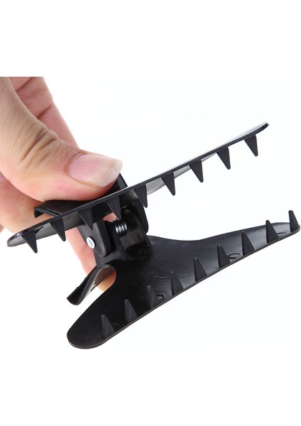 Monja 10 Adet Pro Salon Siyah Kelebek Saç Pençe Bölüm Klip Kelepçeleri Plastik Tokalar Saç Tasarım Şekillendirici Araçları Kuaförlük Aracı (Yurt Dışından) indirimleri