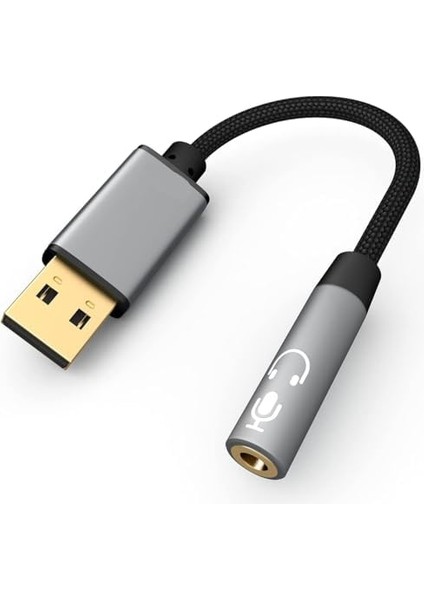 3.5mm Adaptörü USB Transferi Ses Kartı Aux Hifi Ses Uzatma Kablosu Pc Için 3.5mm Jack Hoparlör Kulaklık Kulaklık Adaptörü fiyatları