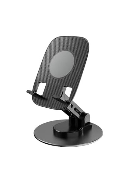 Profesyonel Telefon Tutucu A+ Kalite 360 Derece Ayalarlanabilir Ultra Ince Gerçek Tok Alüminyum Gövde Telefon Tutucu Masaüstü Telefon Stand F17S Siyah (Siyah) fiyatları