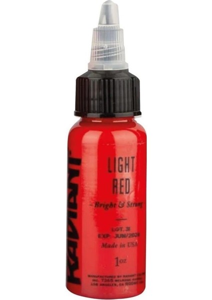 Light Red - Tattoo Dövme Boyası - 1OZ/30 ml