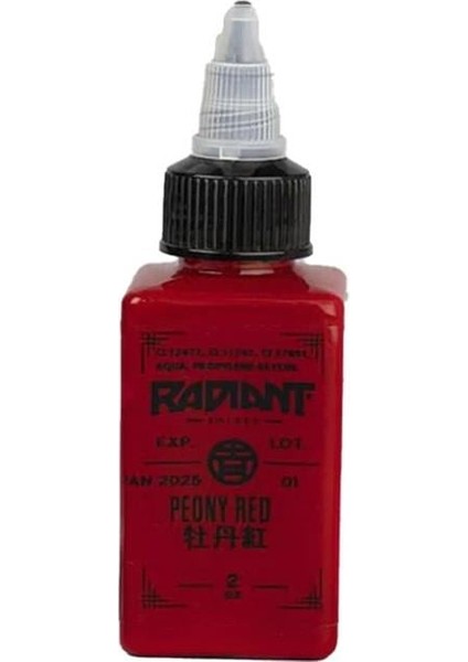 Orient Ching Peony Red - Tattoo Dövme Boyası - 2OZ/60 ml
