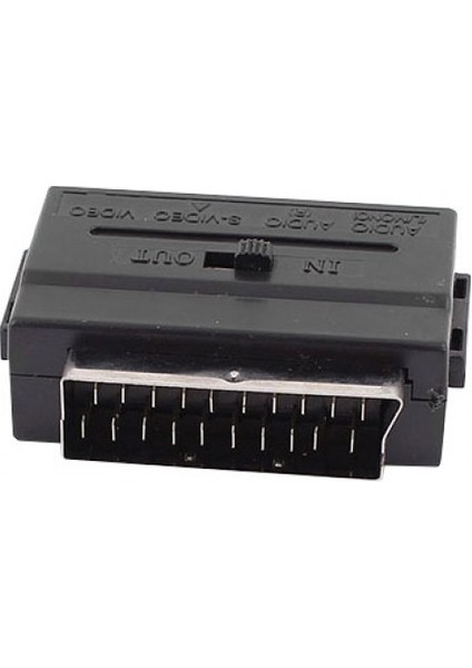 Scart To Rca S-Video In Out Anahtarlı Çevirici Adaptörü Scart Av Çevirici fiyatları