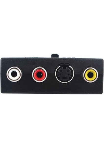 Scart To Rca S-Video In Out Anahtarlı Çevirici Adaptörü Scart Av Çevirici indirimleri