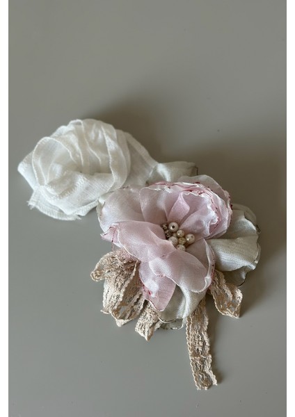 Özel Tasarım Kız Çocuk Abiye Elbise, Kat Kat Etekli, Çiçek Detaylı, Dantel Detaylı, Saç AKSESUARLI_M2459 fırsatları